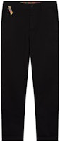 Versace Solid Mid-Rise Casual Pants - Black A89392-A229958-A1008 Versace Solid Mid-Rise Casual Pants - Black A89392-A229958-A1008