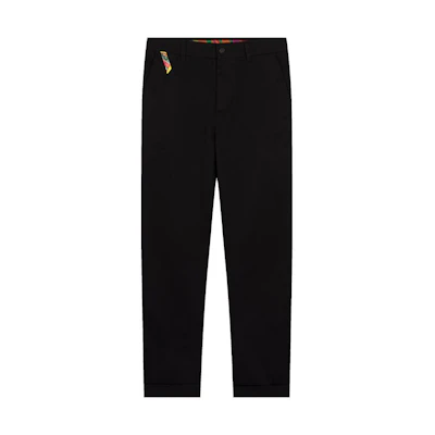 Versace Solid Mid-Rise Casual Pants - Black A89392-A229958-A1008