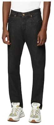 베르사체 솔리드 스트레이트 레그 진 블랙 A86452-1F00653-1D040 Buy 베르사체 솔리드 스트레이트 레그 진 블랙 A86452-1F00653-1D040