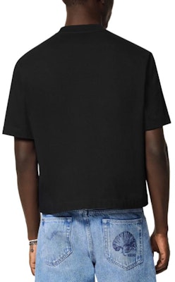 VERSACE SS24 黑色刺繡Logo圓領短袖T恤。 1015738-1A11054-1B000 Purchase VERSACE SS24 黑色刺繡Logo圓領短袖T恤。 1015738-1A11054-1B000