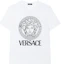 Buy Versace SS24 White Crewneck T-Shirt with Letter and Graphic Print. 1011861-A230901-2W020
