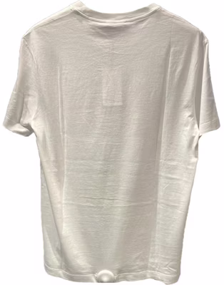 Versace SS24 White Crewneck T-Shirt with Letter and Graphic Print. 1011861-A230901-2W020 Lookbook Versace SS24 White Crewneck T-Shirt with Letter and Graphic Print. 1011861-A230901-2W020