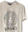 Shop Versace SS24 White Crewneck T-Shirt with Letter and Graphic Print. 1011861-A230901-2W020