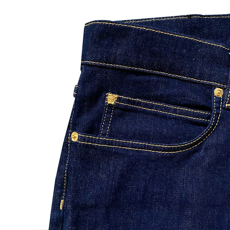 Details for VERSACE  Straight-Leg Mid-Rise Embroidered Logo Jeans Deep Blue 1011841-A232560-1D060