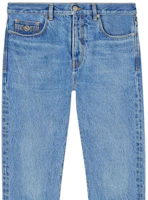 Sizing VERSACE 2023秋冬淺藍色直筒牛仔褲 休閒丹寧褲 1010816-1A04165-1D360