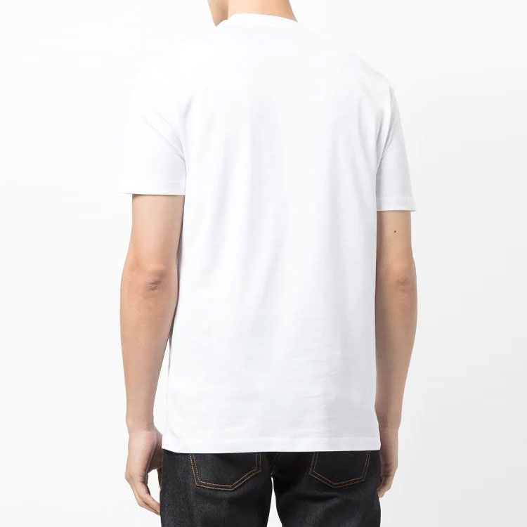 VERSACE  White Alphabet Print Short Sleeve T-Shirt 1002460-1A01793-1W000 圖 5