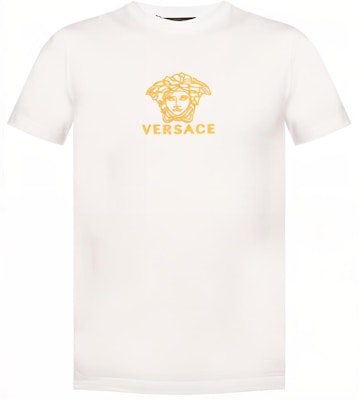 VERSACE 白色棉質經典Logo印花圓領T恤 A82396-A224589-A93A Buy VERSACE 白色棉質經典Logo印花圓領T恤 A82396-A224589-A93A