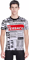 Sizing VERSACE 白色圓領T恤帶Logo印花 A79334-A229317-A737