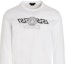 Purchase VERSACE White Graphic Logo Print Long Sleeve Relaxed Fit Tee 1004229-1A02800-1W000