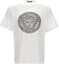 Buy Versace 白色圖案印花圓領休閒短袖T恤 1013302-1A10721-1W000