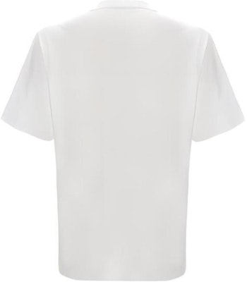 Versace 白色圖案印花圓領休閒短袖T恤 1013302-1A10721-1W000 Lookbook Versace 白色圖案印花圓領休閒短袖T恤 1013302-1A10721-1W000