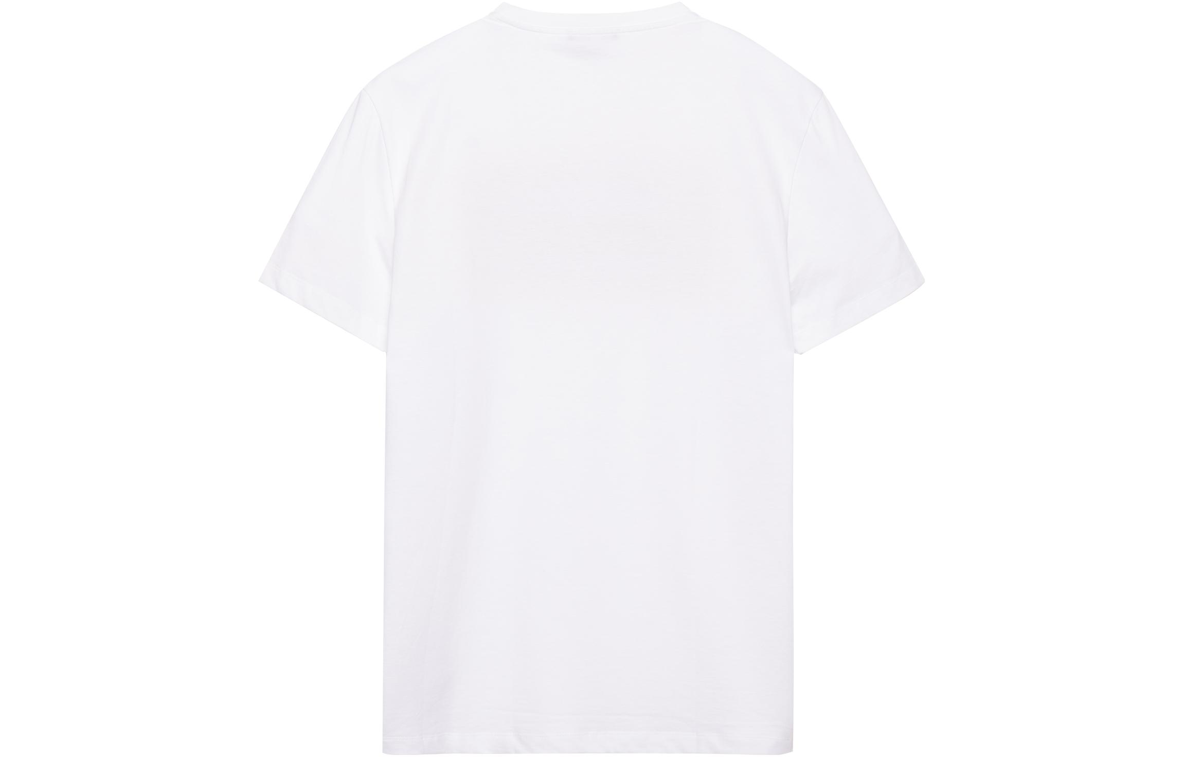 VERSACE  White Logo Letter Print Crew Neck Short Sleeve T-Shirt. A89502S-A230901-A2048 圖 3