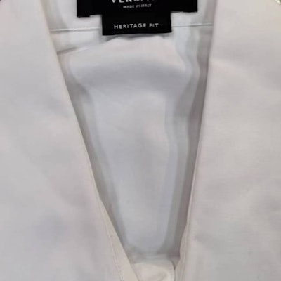 VERSACE Baju Putih Lengan Panjang dengan Cetakan Logo dan Rekaan Single-Breasted A87415-A232105-A1001 Shop VERSACE Baju Putih Lengan Panjang dengan Cetakan Logo dan Rekaan Single-Breasted A87415-A232105-A1001