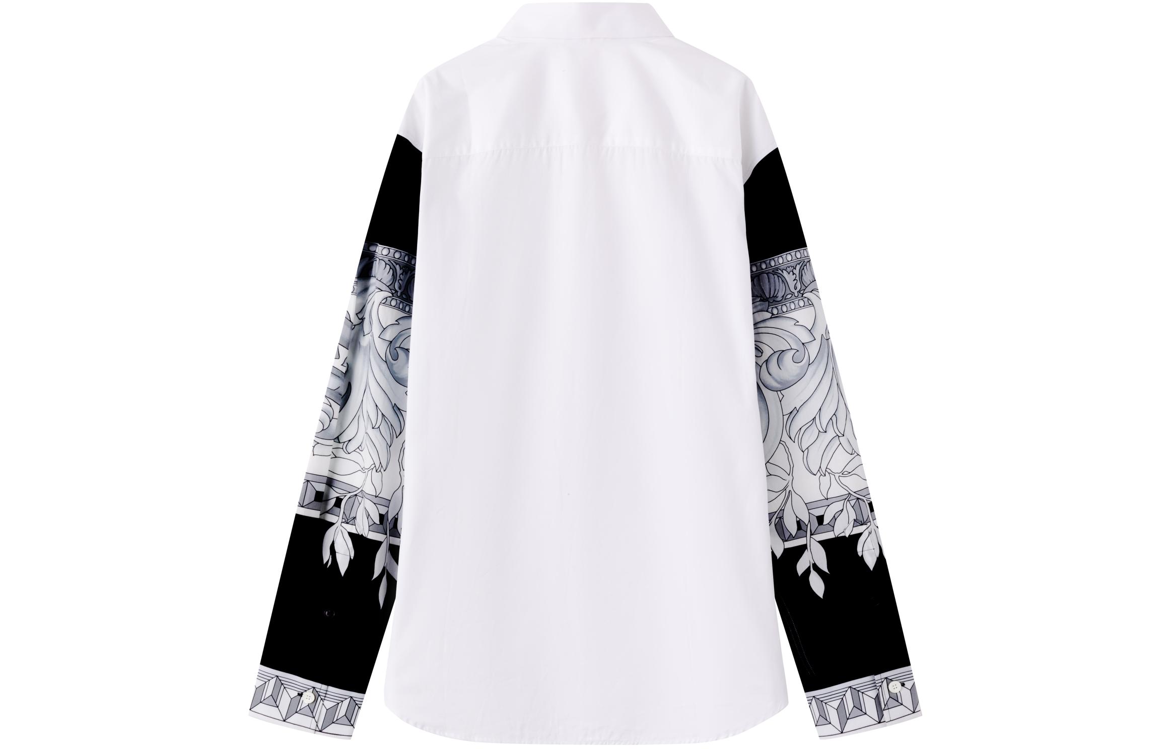 Lookbook VERSACE 白色長袖襯衫搭配多彩圖案設計 1012246-1A08826