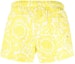 Lookbook VERSACE Amarillo Shorts Casual Logo con Cordón y Pierna Recta. 1002516-1A09901-5Y370