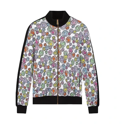 Versace All-Over Logo Print Jacket Multicolor A88716-1F00677-5W000