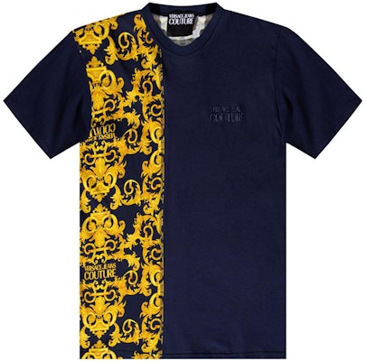 VERSACE 全版印花黑色圓領T恤 B3GWA7R1S0155 Order VERSACE 全版印花黑色圓領T恤 B3GWA7R1S0155