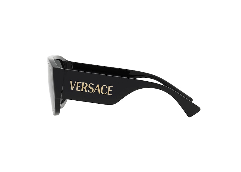 Lookbook Versace Aviator Sunglasses Black/Gold (4439)