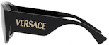 Lookbook Versace Aviator Sunglasses Black/Gold (4439)