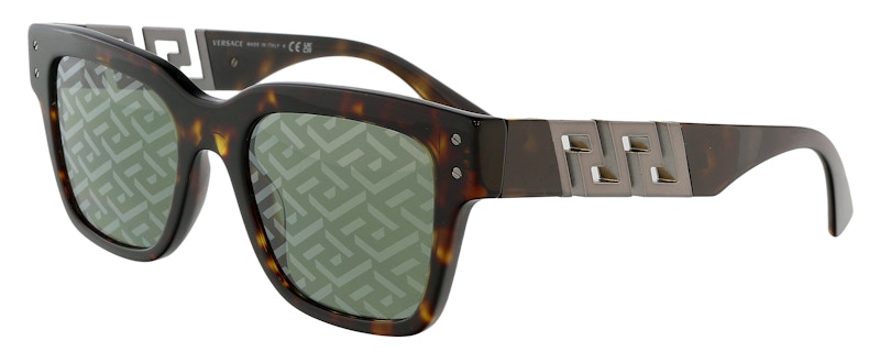 Versace Aviator Sunglasses Havana (0VE4421 108/V852)