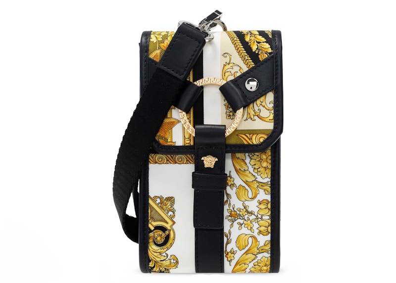 Versace Barocco Bondage Canvas Phone Holder Multicolor