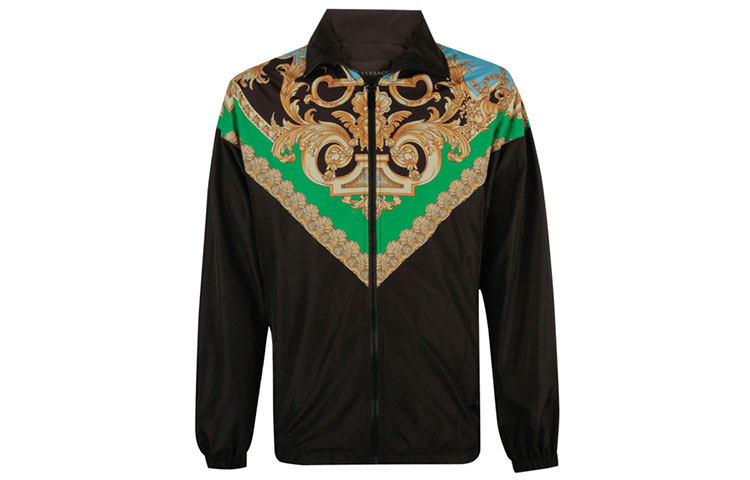 Versace Baroque Print Casual Loose Jacket Black A83681-A231421-A78Y