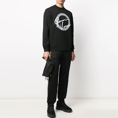 范思哲巴洛克印花弹性腰运动裤 黑色 A85349-A232536-A7900 Lookbook 范思哲巴洛克印花弹性腰运动裤 黑色 A85349-A232536-A7900