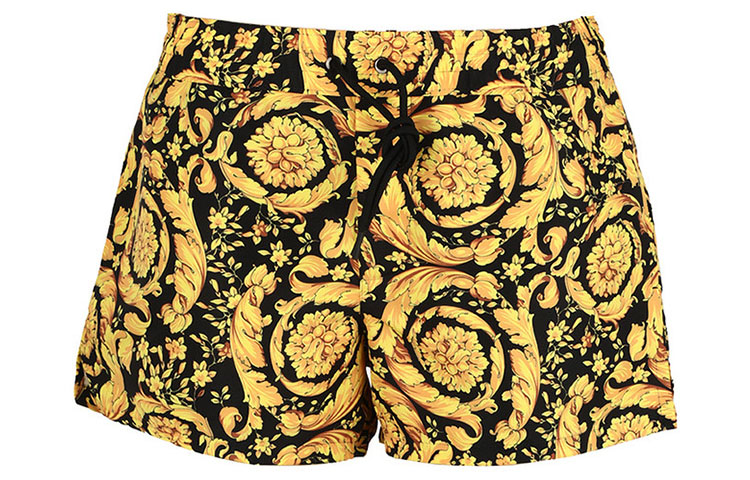 Order VERSACE 巴洛克印花中腰直筒短褲 ABU05020-A233170-A7900