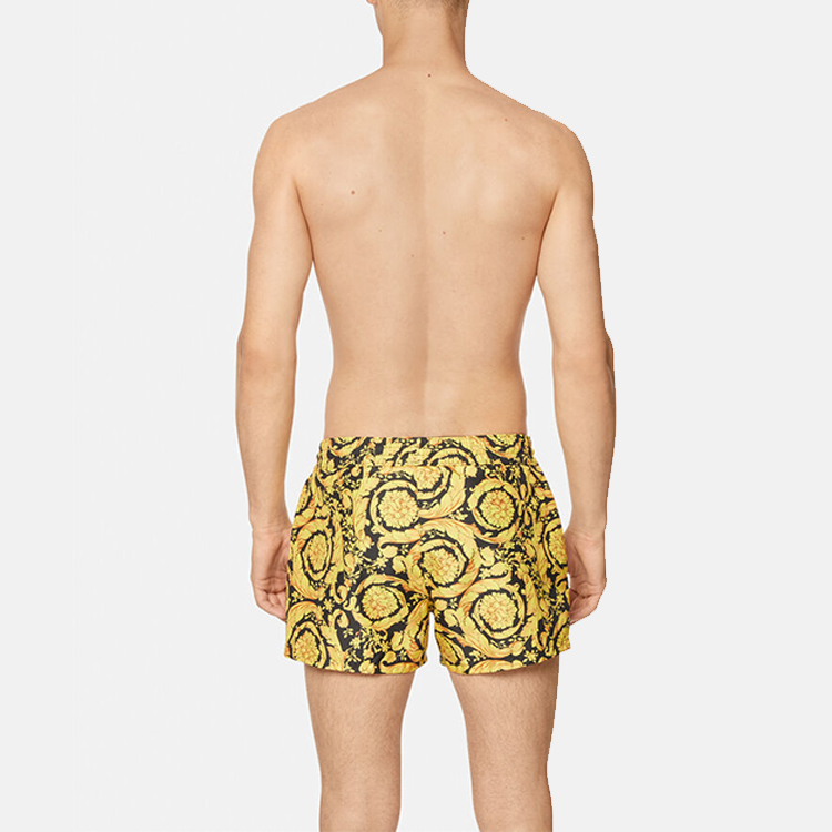 Details for VERSACE 巴洛克印花中腰直筒短褲 ABU05020-A233170-A7900