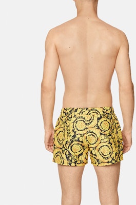 VERSACE 巴洛克印花中腰直筒短褲 ABU05020-A233170-A7900 Details for VERSACE 巴洛克印花中腰直筒短褲 ABU05020-A233170-A7900