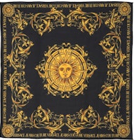 VERSACE Baroque Print Scarf Black Unisex Couple Style Winter Accessory. 72GA0Y01ZG066G89 VERSACE Baroque Print Scarf Black Unisex Couple Style Winter Accessory. 72GA0Y01ZG066G89