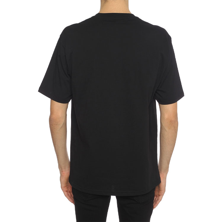 VERSACE Black Cotton Crewneck T-Shirt with Safety Pin Decoration BU90489-BJ10289-B1008 圖 4