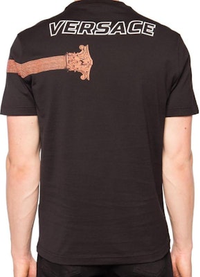 VERSACE Black Cotton Medusa Logo Crewneck T-Shirt A81954-A224589-A008 Purchase VERSACE Black Cotton Medusa Logo Crewneck T-Shirt A81954-A224589-A008