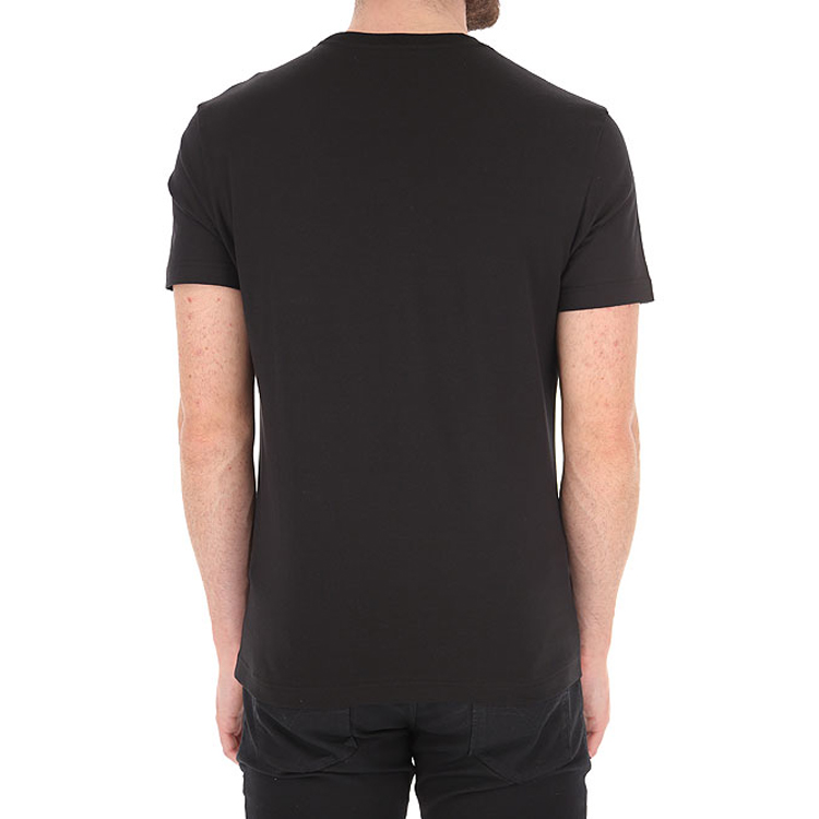 VERSACE Black Crew Neck T-Shirt with Graphic Print A85169-A228806-A1008 圖 6
