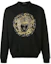 Order ヴェルサーチ ブラック クルーネック スウェットシャツ ロゴプリント&メデューサ A80471-A217878-A008-FS