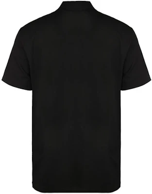 范思哲黑色刺绣字母标志直筒休闲POLO衫 10015621-A011591-B000 Lookbook 范思哲黑色刺绣字母标志直筒休闲POLO衫 10015621-A011591-B000