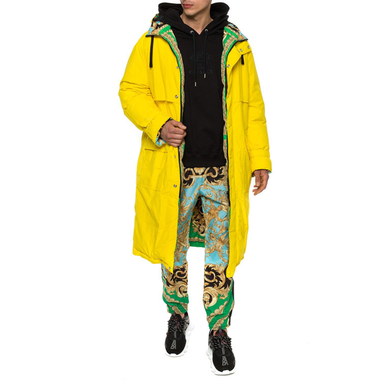 Purchase Versace Black Embroidered Logo Loose Fit Hoodie A83499-A228146-A008