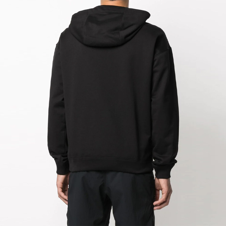 VERSACE Black Floral Print Hoodie Long Sleeve A87476-A231242-A1008 圖 5