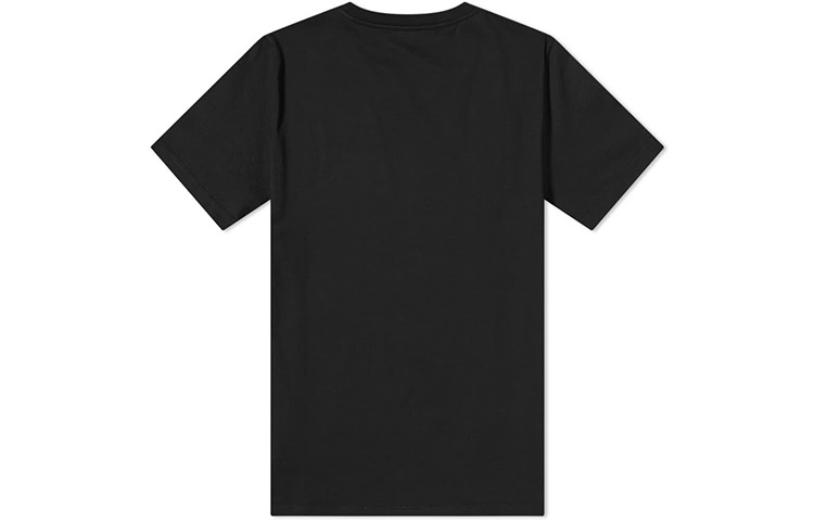 Lookbook VERSACE 男士黑色金标短袖T恤。 A87387-A228806-A1008