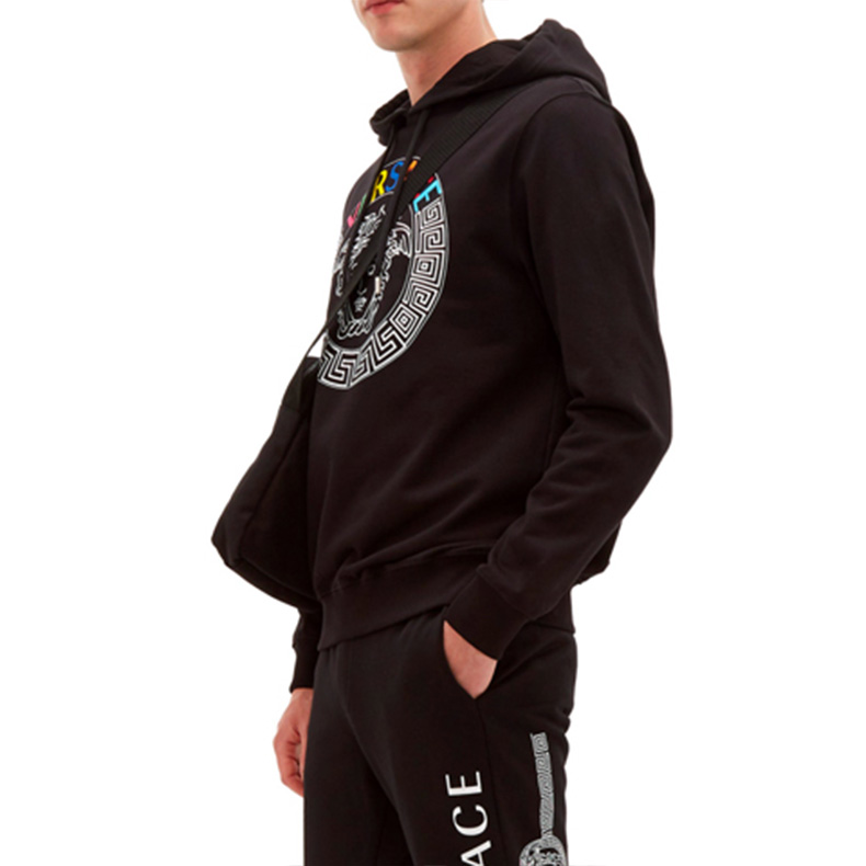 Purchase 베르사체 블랙 메두사 로고 프린트 후디 A83506-A227994-A008