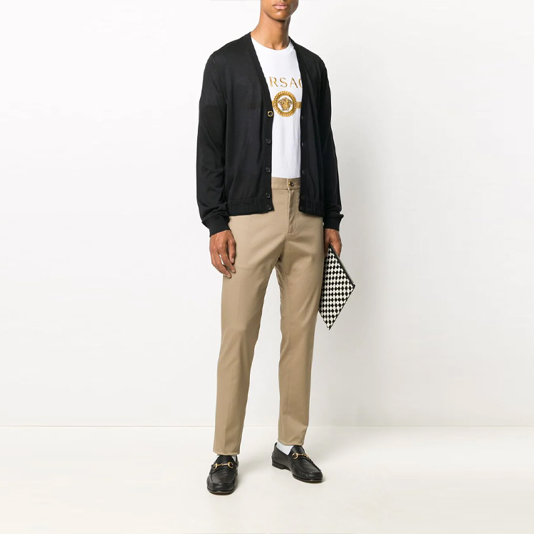 VERSACE Black Knit Cardigan Jacket A69781-A236099-A1008 圖 3