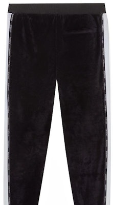 VERSACE 黑色针织标志设计休闲裤。 A88744-A234742-A1008 Sizing VERSACE 黑色针织标志设计休闲裤。 A88744-A234742-A1008