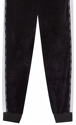 VERSACE 黑色针织标志设计休闲裤。 A88744-A234742-A1008 Cheap VERSACE 黑色针织标志设计休闲裤。 A88744-A234742-A1008