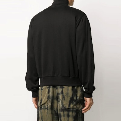 VERSACE Black Logo Embroidered Casual Long Sleeve Jacket A87479-A231242-A1008 Shop VERSACE Black Logo Embroidered Casual Long Sleeve Jacket A87479-A231242-A1008