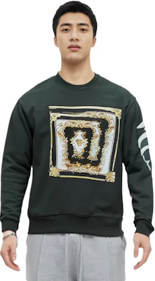 Sudadera Versace Negra con Logo Estampado y Manga Larga 1008282-1A05925-2B510 Cheap Sudadera Versace Negra con Logo Estampado y Manga Larga 1008282-1A05925-2B510