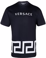 VERSACE Black Logo Print Short Sleeve T-Shirt A88560-A235263-A1008 VERSACE Black Logo Print Short Sleeve T-Shirt A88560-A235263-A1008