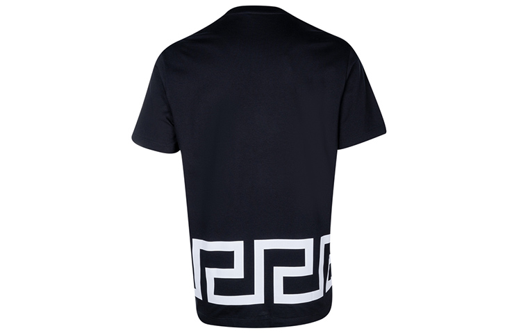 VERSACE Black Logo Print Short Sleeve T-Shirt A88560-A235263-A1008 圖 3