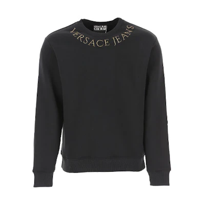 Versace Black Long-Sleeve Crewneck Sweatshirt B7GUA710-13936-899