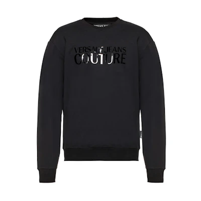 Versace Black Long Sleeve Crewneck Sweatshirt B7GUA7FY-30218-899