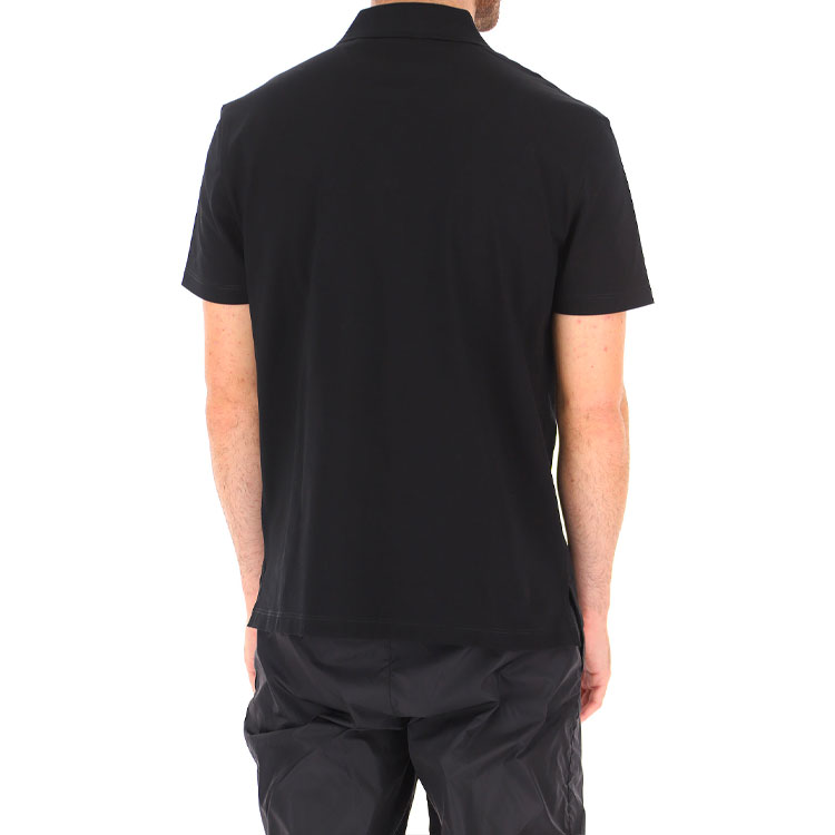 Details for 范思哲 黑色美杜莎刺绣短袖POLO衫 A87427-A237141-A2003